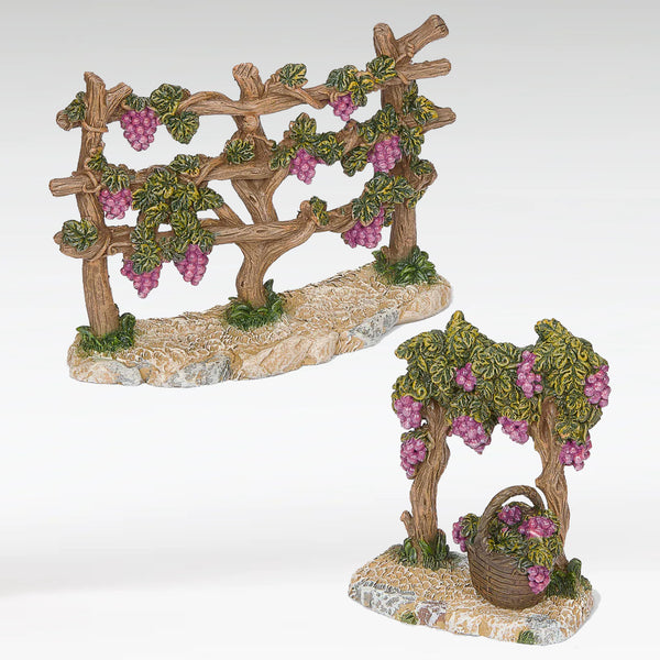 2 Piece Wine Vineyard Fence for the Fontanini 5" Scale