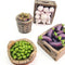 Basket and Crate of Produce & Spice Accessories - Fontanini® 5" Collection