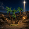 11" Palm Tree Oasis - Fontanini® 5" Collection
