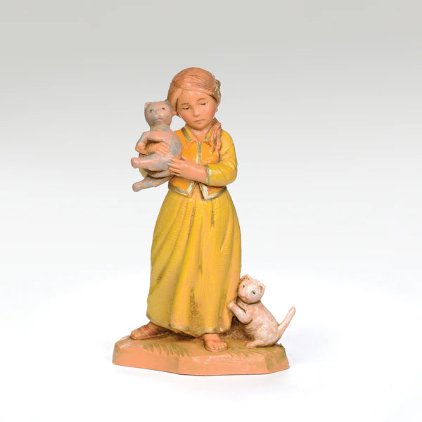 Filia, Girl With Kittens  - Fontanini® 5" Collection