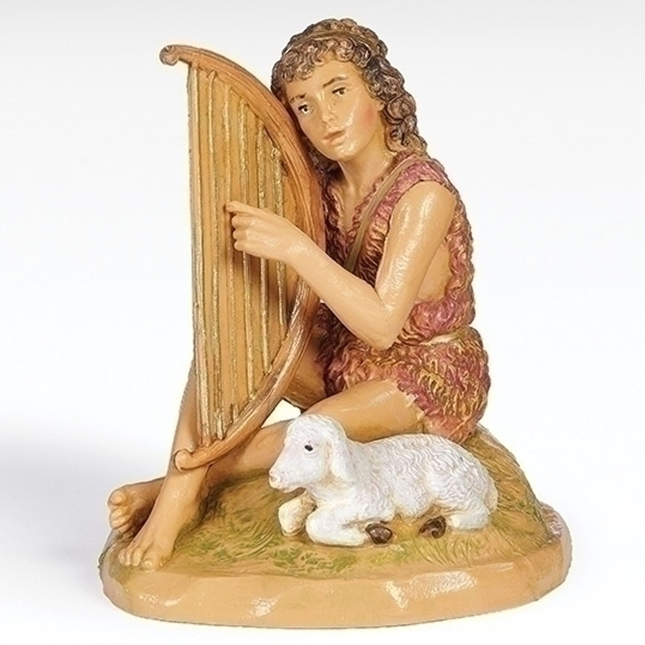 Azarel, Shepherd with Harp - Fontanini® 5" Nativity Collection - Preorder - Ships 8/26