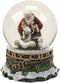 Kneeling Santa by Joseph Studio Glitterdome Snow Globe #35392 - SALE