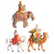 Three Kings on Animals, Set of 3 - Fontanini® 5" Collection