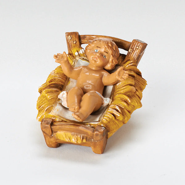 Classic Baby Jesus With Manger- 2 pieces - Fontanini® 5" Collection