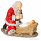 Traditional Kneeling Santa Statue by Roman Inc #82272 - Sale