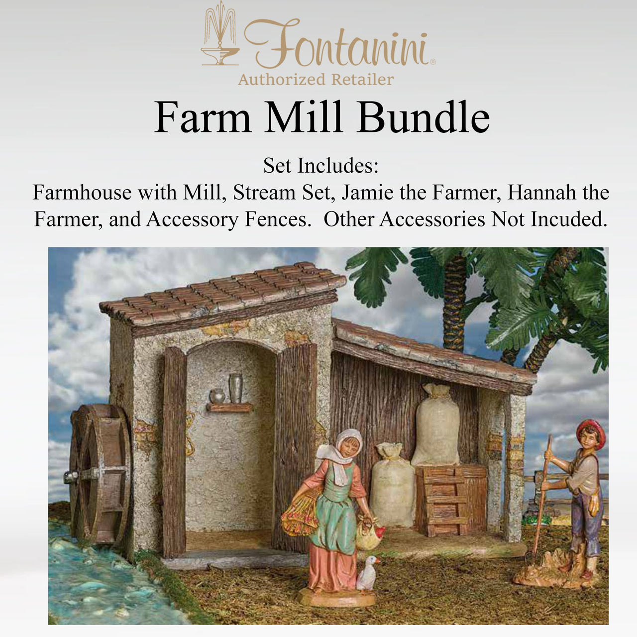 Farm Mill Shop Bundle - Fontanini® 5" Collection