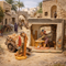 The Carpenter Village Setting Bundle for Fontanini 5 Inch Nativity Collection