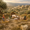 Pig Farm Bundle for the Fontanini 5 Inch Nativity Village Collection