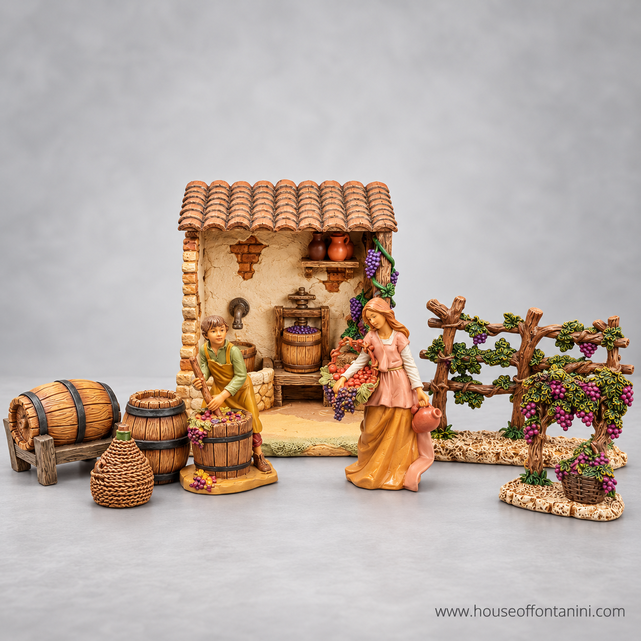 Wine Vineyard Bundle - Fontanini® 5" Collection