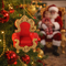 Santa's Chair Ornament for Kneeling Santa Collection