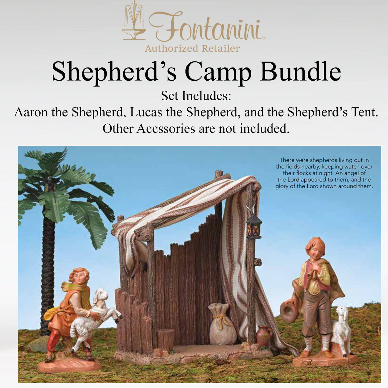 Shepherd's Tent Campsite Bundle - Fontanini® 5" Collection