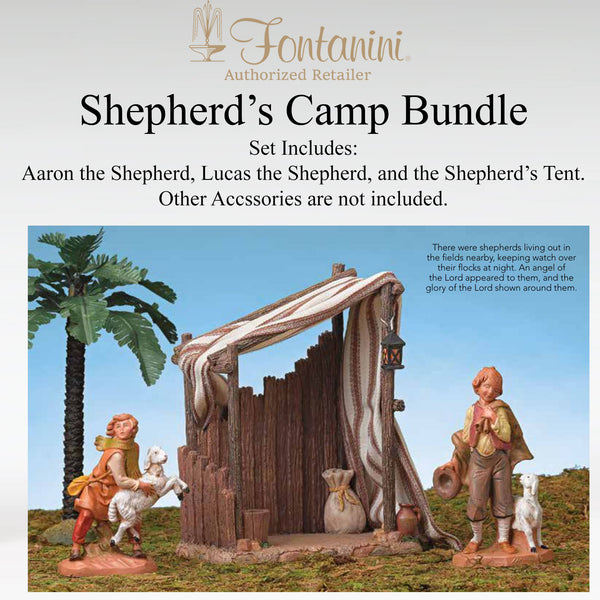 Shepherd's Tent Campsite Bundle - Fontanini® 5" Collection
