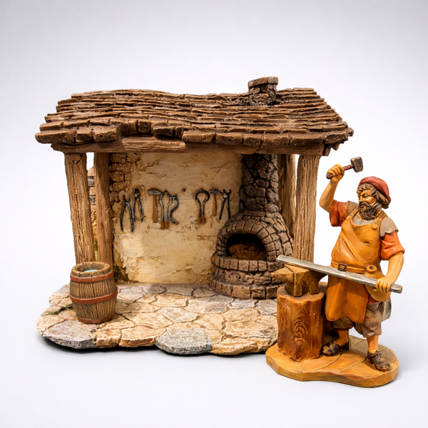 Blacksmith and Tradesman Stall Bundle for Fontanini 5" Nativity