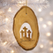 Three Crosses Ornament made in the Holy Land with Olive Wood from Bethlehem