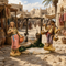 Town Well Oasis Bundle for the Fontanini 5 Inch Nativity Village Collection