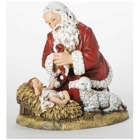 13" Kneeling Santa By Joseph Studio #26780