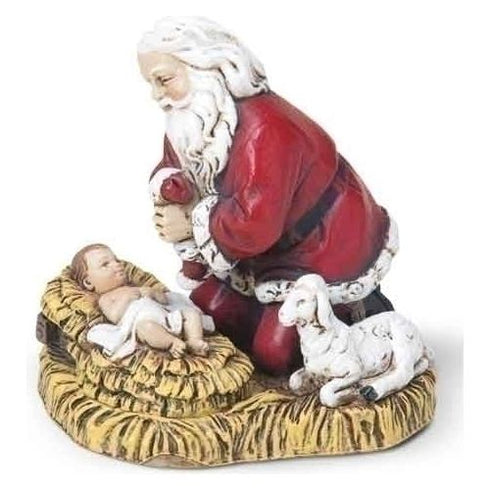 Kneeling Santa Ornament by Roman Inc #35860