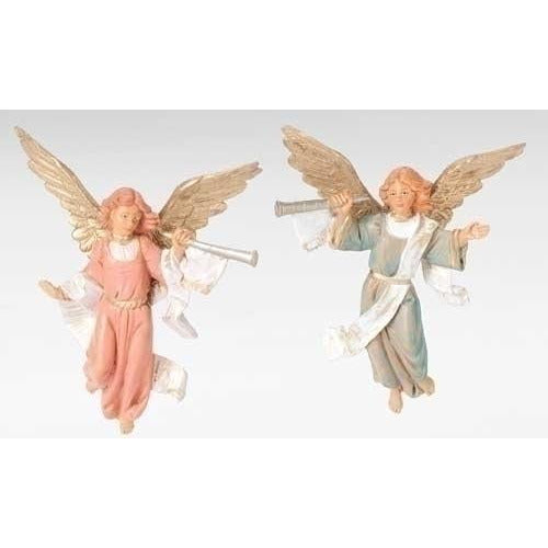 Trumpeting Angels, Set of 2 - Fontanini® 5" Collection