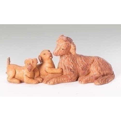 Dog Family - Fontanini® 5" Collection