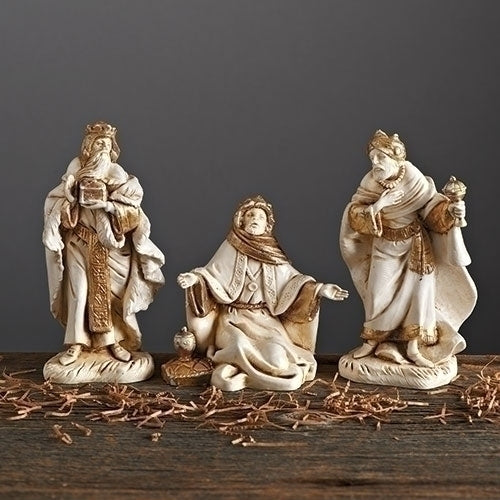 Golden Edition Three Kings, Set of 3 - Fontanini® 5" Collection - Sale