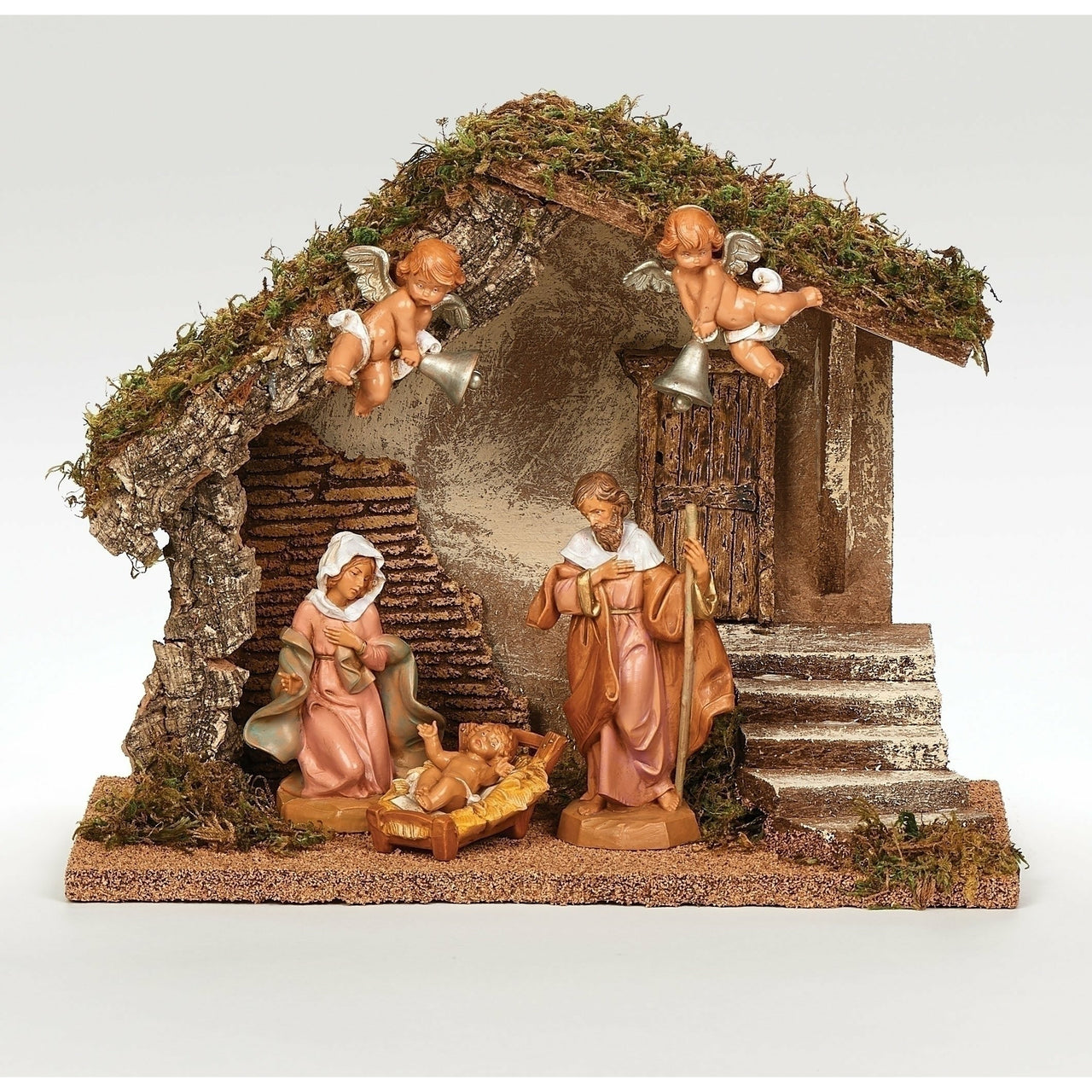 5 Piece Piece Wedding Nativity Set for 5 Inch Scale - Lighted with Adaptor Set (Sold Alone)