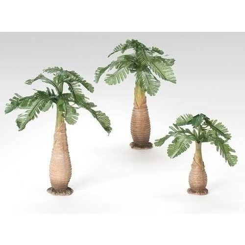 3 Piece Bell Palm Tree Set - Fontanini® 5" Collection