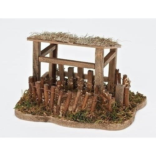 Wooden Sheep Shelter - Fontanini® 5" Collection - SALE
