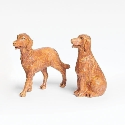 Dogs, Set of 2 - Fontanini® 3.5" Collection