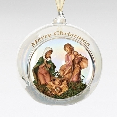 Glass Bubble Holy Family Ornament - Fontanini® Collection SALE