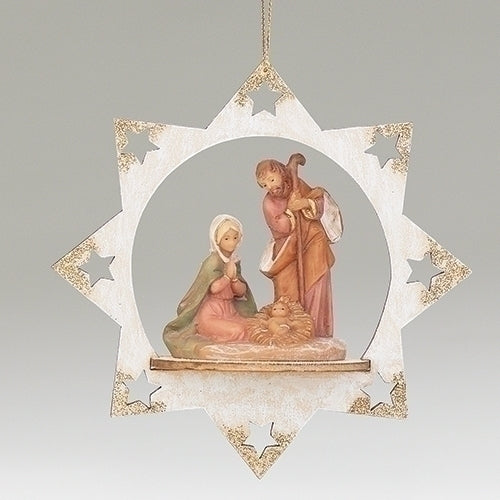 Holy Family in Star Ornament by the Fontanini Gift Collection #56378