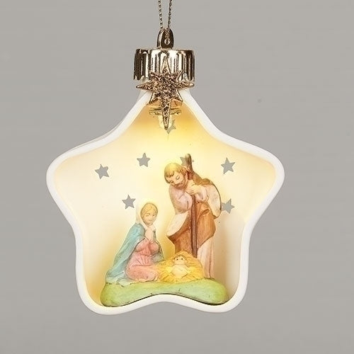 Holy Family Star Ornament (lighted) - Fontanini® Gifts Collection - SALE