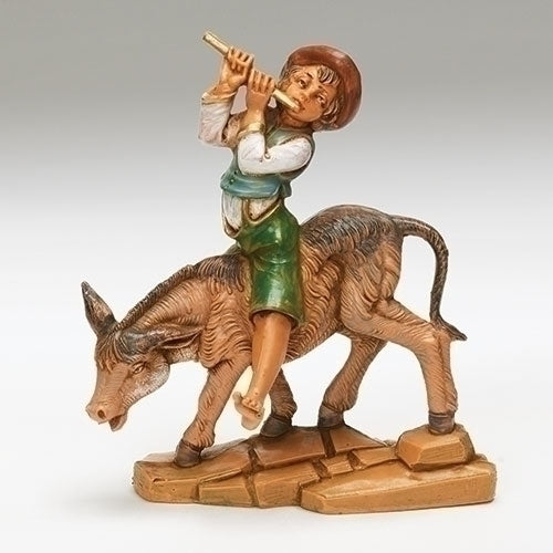 Dominic, Boy on Donkey - Fontanini® 5" Collection