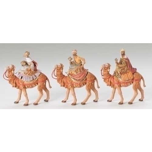 Three Kings on Camels, Set of 3 - Fontanini® 5" Collection